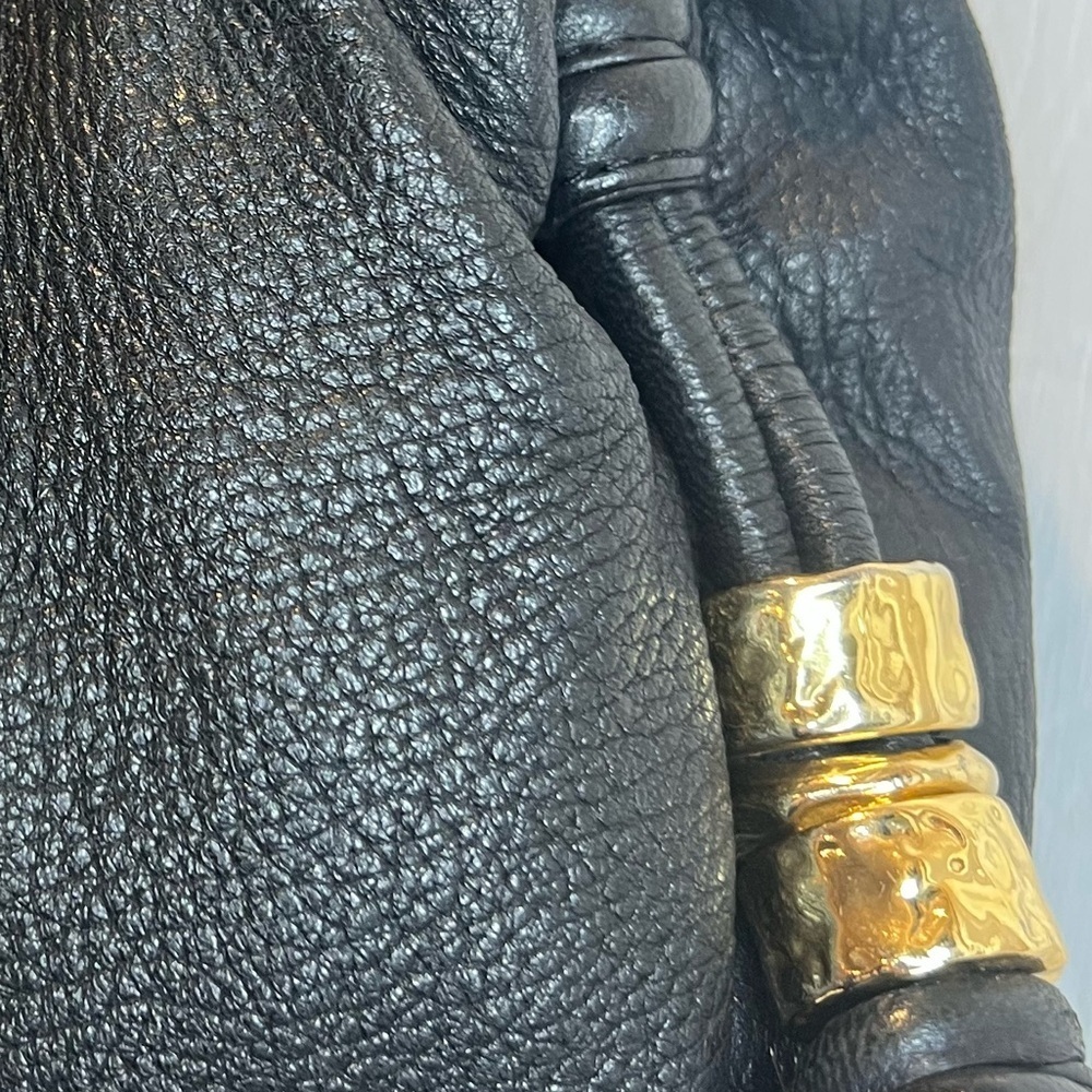 MICHAEL KORS BLACK ROSLYN LEATHER
SHOULDER BAG “THE ROSLYN” - Picture 8 of 16